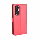 For OPPO Reno5 Pro+ / Find X3 Neo Retro Crazy Horse Texture Horizontal Flip Leather Case with Holder & Card Slots & Lanyard(Red) - 3