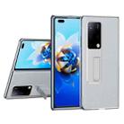 For Huawei Mate X2 Transparent Protective Case wth Invisible Holder(Silver) - 1