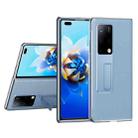 For Huawei Mate X2 Transparent Protective Case wth Invisible Holder(Blue) - 1