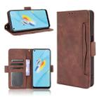 For OPPO A54 Skin Feel Calf Pattern Horizontal Flip Leather Case with Holder & Card Slots & Photo Frame(Brown) - 1