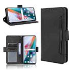 For OPPO Find X3 / Find X3 Pro Skin Feel Calf Pattern Horizontal Flip Leather Case with Holder & Card Slots & Photo Frame(Black) - 1