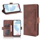 For OPPO Realme C21 Skin Feel Calf Pattern Horizontal Flip Leather Case with Holder & Card Slots & Photo Frame(Brown) - 1