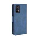 For OPPO Realme GT 5G Skin Feel Calf Pattern Horizontal Flip Leather Case with Holder & Card Slots & Photo Frame(Blue) - 3
