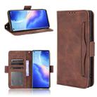 For OPPO Reno5 Pro+ 5G / Find X3 Neo Skin Feel Calf Pattern Horizontal Flip Leather Case with Holder & Card Slots & Photo Frame(Brown) - 1