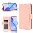 For Oneplus 9R (US Version) Skin Feel Calf Pattern Horizontal Flip Leather Case with Holder & Card Slots & Photo Frame(Pink) - 1