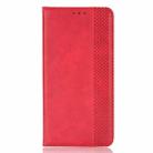 For Xiaomi Black Shark 4 / Black Shark 4 Pro Magnetic Buckle Retro Crazy Horse Texture Horizontal Flip Leather Case with Holder & Card Slots & Photo Frame(Red) - 2