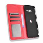 For Xiaomi Black Shark 4 / Black Shark 4 Pro Magnetic Buckle Retro Crazy Horse Texture Horizontal Flip Leather Case with Holder & Card Slots & Photo Frame(Red) - 4
