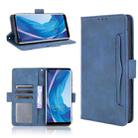 For Ulefone Note 11P Skin Feel Calf Pattern Horizontal Flip Leather Case with Holder & Card Slots & Photo Frame(Blue) - 1