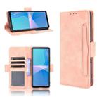 For Sony Xperia 10 III Skin Feel Calf Pattern Horizontal Flip Leather Case with Holder & Card Slots & Photo Frame(Pink) - 1