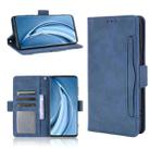 For Xiaomi Mi 10S Skin Feel Calf Pattern Horizontal Flip Leather Case with Holder & Card Slots & Photo Frame(Blue) - 1