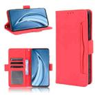 For Xiaomi Mi 10S Skin Feel Calf Pattern Horizontal Flip Leather Case with Holder & Card Slots & Photo Frame(Red) - 1