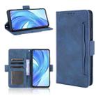 For Xiaomi Mi 11 Lite 4G / Mi 11 Lite 5G Skin Feel Calf Pattern Horizontal Flip Leather Case with Holder & Card Slots & Photo Frame(Blue) - 1