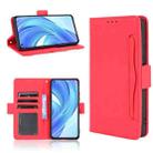 For Xiaomi Mi 11 Lite 4G / Mi 11 Lite 5G Skin Feel Calf Pattern Horizontal Flip Leather Case with Holder & Card Slots & Photo Frame(Red) - 1