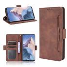 For Xiaomi Mi 11 Ultra Skin Feel Calf Pattern Horizontal Flip Leather Case with Holder & Card Slots & Photo Frame(Brown) - 1