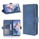 For Xiaomi Mi 11 Ultra Skin Feel Calf Pattern Horizontal Flip Leather Case with Holder & Card Slots & Photo Frame(Blue) - 1