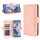 For Xiaomi Mi 11 Ultra Skin Feel Calf Pattern Horizontal Flip Leather Case with Holder & Card Slots & Photo Frame(Pink) - 1
