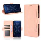 For Xiaomi Black Shark 4 Pro Skin Feel Calf Pattern Horizontal Flip Leather Case with Holder & Card Slots & Photo Frame(Pink) - 1