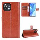 For Xiaomi MI 11 Lite 5G Retro Crazy Horse Texture Horizontal Flip Leather Case with Holder & Card Slots & Photo Frame(Brown) - 1