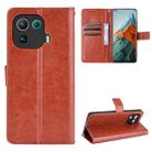 For Xiaomi Mi 11 Pro Retro Crazy Horse Texture Horizontal Flip Leather Case with Holder & Card Slots & Photo Frame(Brown) - 1