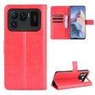 For Xiaomi Mi 11 Ultra Retro Crazy Horse Texture Horizontal Flip Leather Case with Holder & Card Slots & Photo Frame(Red) - 1