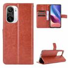 For Xiaomi Mi 11i / Poco F3 / Redmi K40 / K40 Pro Retro Crazy Horse Texture Horizontal Flip Leather Case with Holder & Card Slots & Photo Frame(Brown) - 1