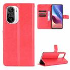 For Xiaomi Mi 11i / Poco F3 / Redmi K40 / K40 Pro Retro Crazy Horse Texture Horizontal Flip Leather Case with Holder & Card Slots & Photo Frame(Red) - 1