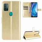 For Ulefone Note 11P Retro Crazy Horse Texture Horizontal Flip Leather Case with Holder & Card Slots & Photo Frame(Gold) - 1