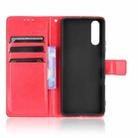 For Sony Xperia 10 III Retro Crazy Horse Texture Horizontal Flip Leather Case with Holder & Card Slots & Photo Frame(Red) - 4