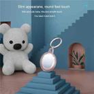 Shockproof Anti-scratch Cute Bear TPU Soft Case For AirTag(Clear Black) - 5