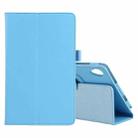 For Lenovo Tab M8 Litchi Texture Solid Color Horizontal Flip Leather Case with Holder & Pen Slot(Sky Blue) - 1