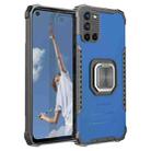 For OPPO A52 / A92 / A72 Fierce Warrior Series Armor All-inclusive Shockproof Aluminum Alloy + TPU Protective Case with Ring Holder(Blue) - 1