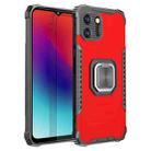 For OPPO Realme C11 Fierce Warrior Series Armor All-inclusive Shockproof Aluminum Alloy + TPU Protective Case with Ring Holder(Red) - 1