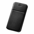 For 5.5~6.7 inch DUX DUCIS Horizontal Flip PU + TPU Leather Case with Holder & Card Slots(Black) - 1