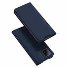 For OPPO A53 5G/A73 5G DUX DUCIS Skin Pro Series Horizontal Flip PU + TPU Leather Case with Holder & Card Slots(Dark Blue) - 1