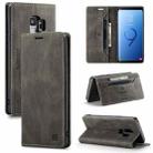 For Samsung Galaxy S9 AutSpace A01 Retro Skin-feel Crazy Horse Texture Horizontal Flip Leather Case with Holder & Card Slots & Wallet & RFID(Coffee) - 1