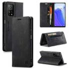 For Xiaomi Mi 10T / 10T Pro 5G AutSpace A01 Retro Skin-feel Crazy Horse Texture Horizontal Flip Leather Case with Holder & Card Slots & Wallet & RFID(Black) - 1