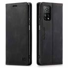 For Xiaomi Mi 10T / 10T Pro 5G AutSpace A01 Retro Skin-feel Crazy Horse Texture Horizontal Flip Leather Case with Holder & Card Slots & Wallet & RFID(Black) - 2