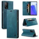 For Xiaomi Mi 10T / 10T Pro 5G AutSpace A01 Retro Skin-feel Crazy Horse Texture Horizontal Flip Leather Case with Holder & Card Slots & Wallet & RFID(Blue) - 1