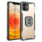 For iPhone 12 mini Fierce Warrior Series Armor All-inclusive Shockproof Aluminum Alloy + TPU Protective Case with Ring Holder (Gold) - 1