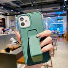 Colorful TPU + PC Shockproof Case with Wrist Strap Holder For iPhone 11 Pro Max(Dark Green) - 1