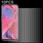 For OPPO A74 5G 10pcs 0.26mm 9H 2.5D Tempered Glass Film - 1