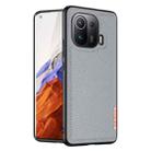 For Xiaomi Mi 11 Pro DUX DUCIS Fino Series PU + TPU Protective Case(Blue) - 1