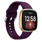 For Fitbit Versa 3 Silicone Watch Band(Purple) - 1