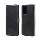 For OPPO A55 5G / A54 4G / Realme V11 5G Classic Calf Texture PU + TPU Horizontal Flip Leather Case with Holder & Card Slots & Wallet(Black) - 1