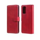 For OPPO A93 5G Classic Calf Texture PU + TPU Horizontal Flip Leather Case with Holder & Card Slots & Wallet(Red) - 1