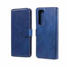 For OPPO Find X3 Neo / Reno5 Pro+ 5G Classic Calf Texture PU + TPU Horizontal Flip Leather Case with Holder & Card Slots & Wallet(Blue) - 1