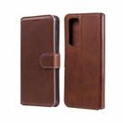 For OPPO Find X3 Neo / Reno5 Pro+ 5G Classic Calf Texture PU + TPU Horizontal Flip Leather Case with Holder & Card Slots & Wallet(Brown) - 1