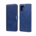 For OPPO Find X3 Classic Calf Texture PU + TPU Horizontal Flip Leather Case with Holder & Card Slots & Wallet(Blue) - 1