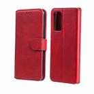 For OPPO Reno5 5G / Reno5 4G / Find X3 Lite Classic Calf Texture PU + TPU Horizontal Flip Leather Case with Holder & Card Slots & Wallet(Red) - 1