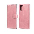 For Xiaomi Redmi Note 10 4G / Note 10S Classic Calf Texture PU + TPU Horizontal Flip Leather Case with Holder & Card Slots & Wallet(Rose Gold) - 1